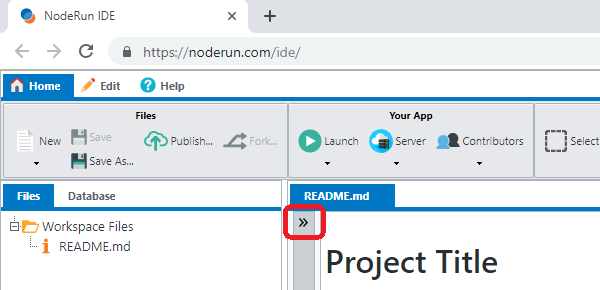 How to expand markdown